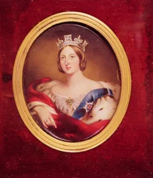 Porträt von Königin Victoria, 1858